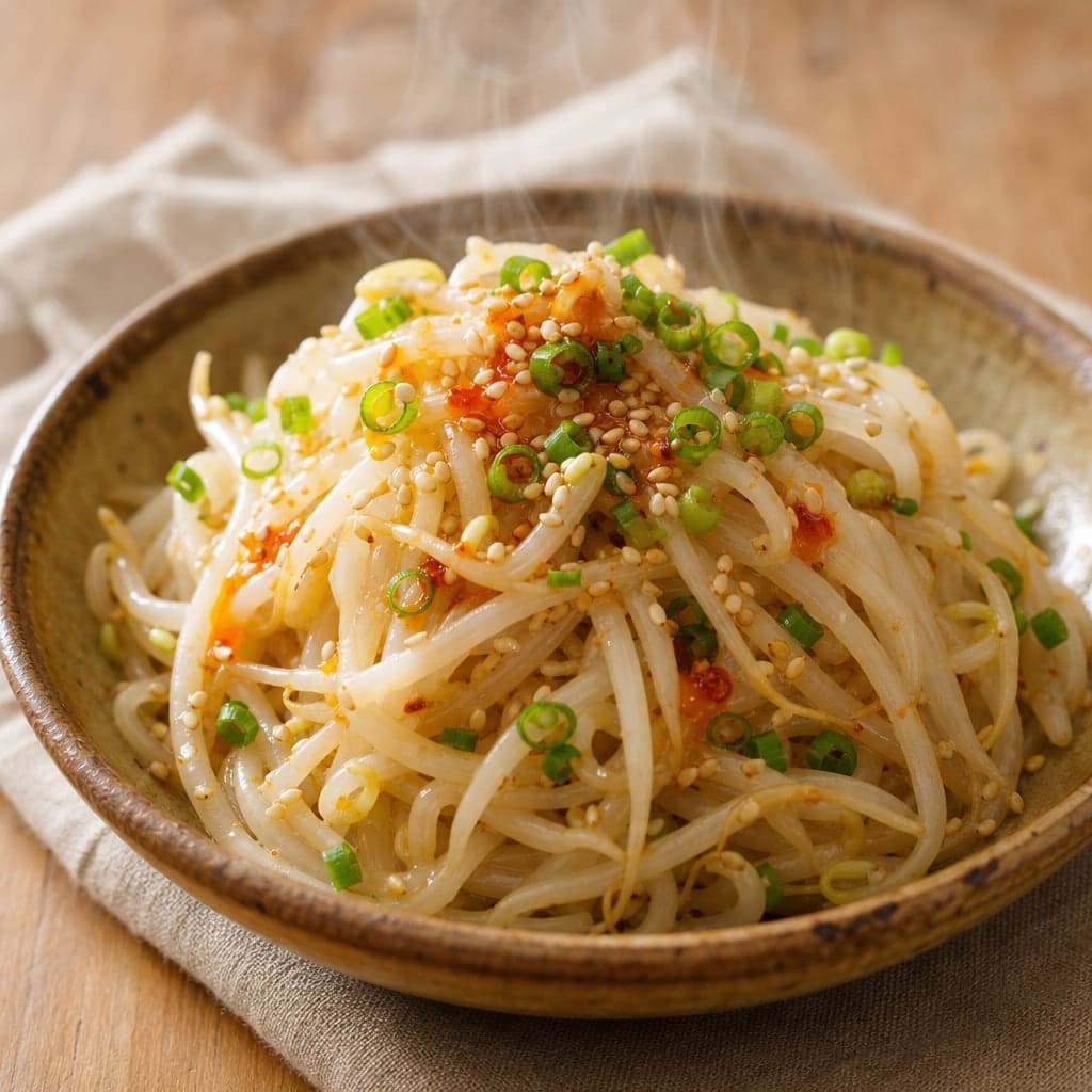 胡麻ドレで無限もやしナムル