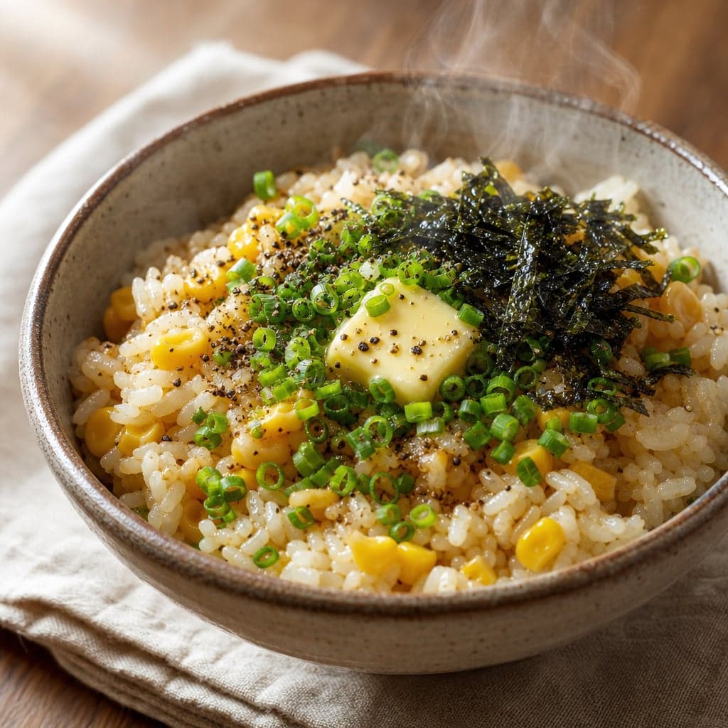 コーン缶バター醤油の罪なご飯