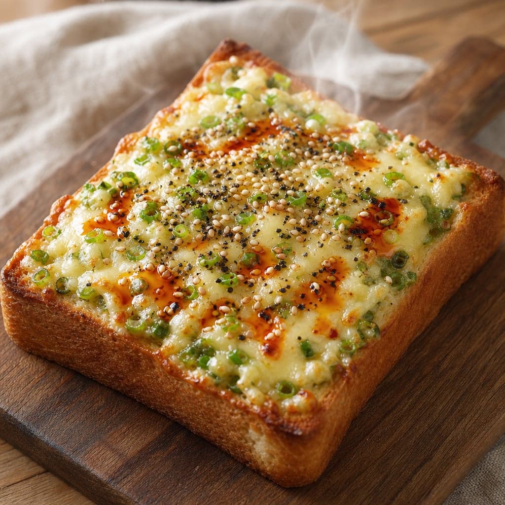 香味ペーストのねぎ塩マヨトースト