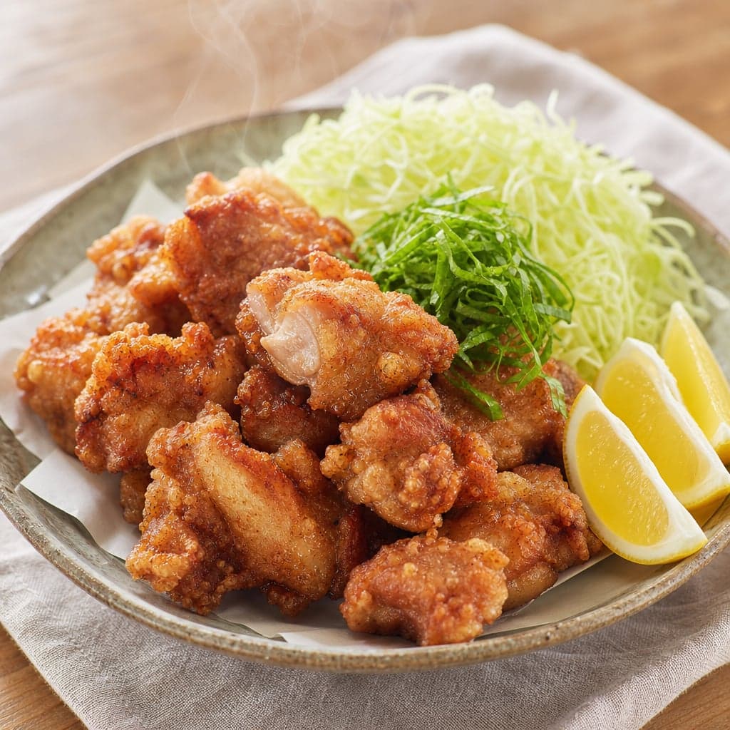 唐揚げ粉で王道鶏もも唐揚げ