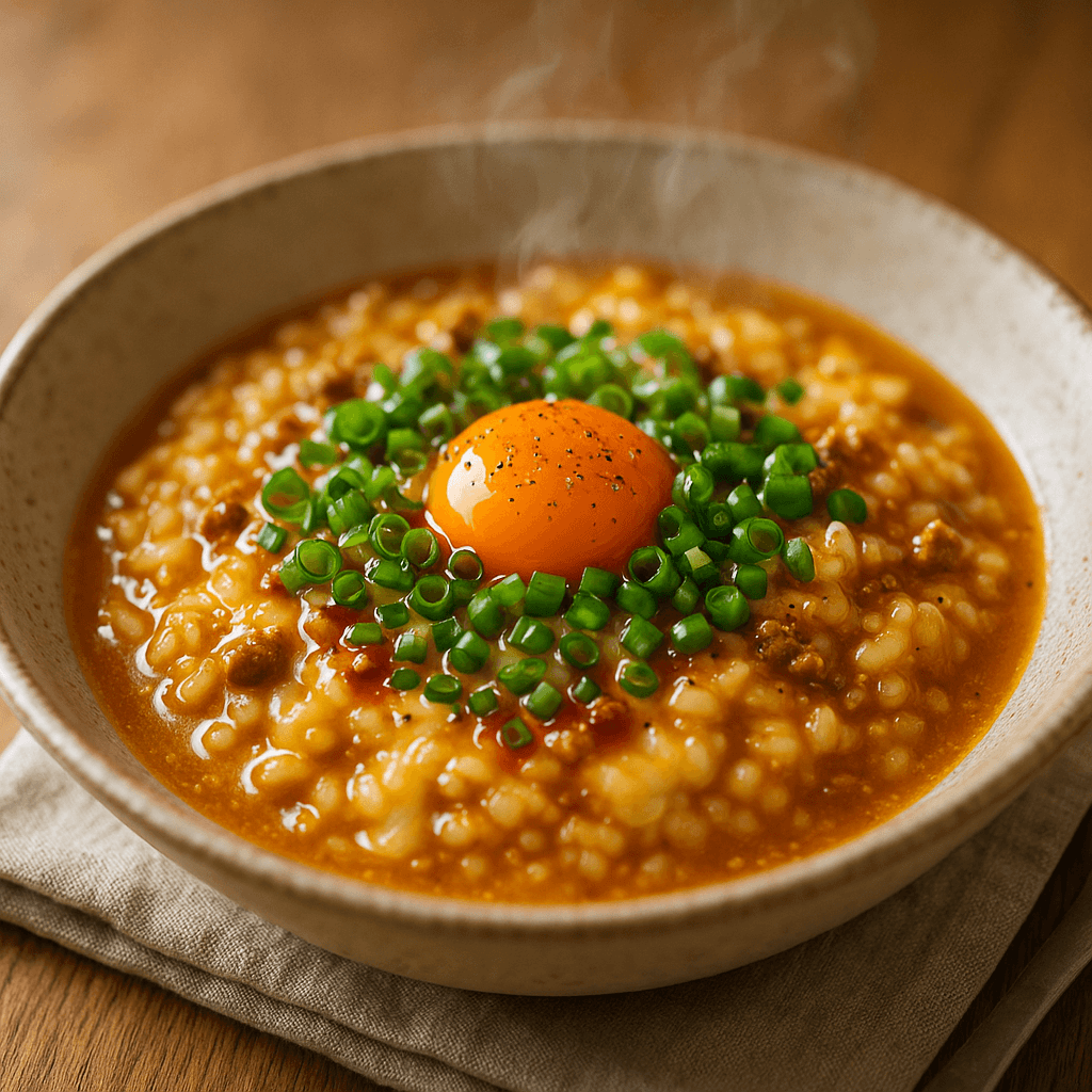 麻婆豆腐の素deチーズリゾット