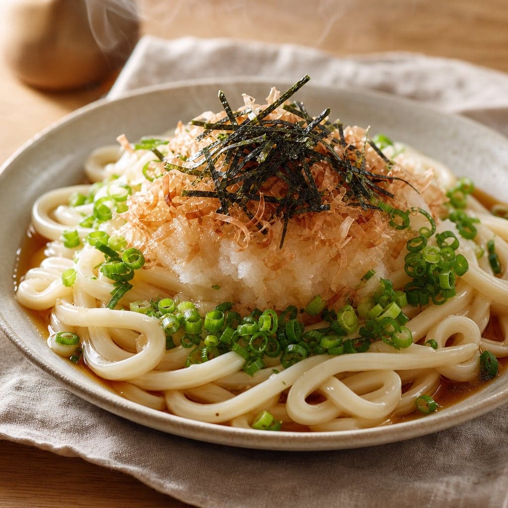 ポン酢おろしのスルッと冷凍うどん
