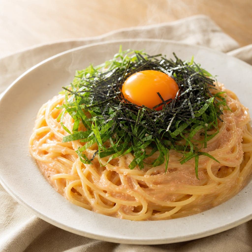 たらこソースの絡みすぎパスタ