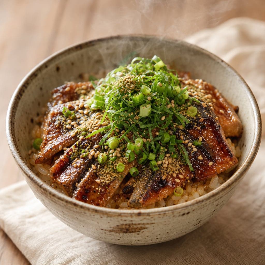 いわし蒲焼缶で香ばし甘辛丼