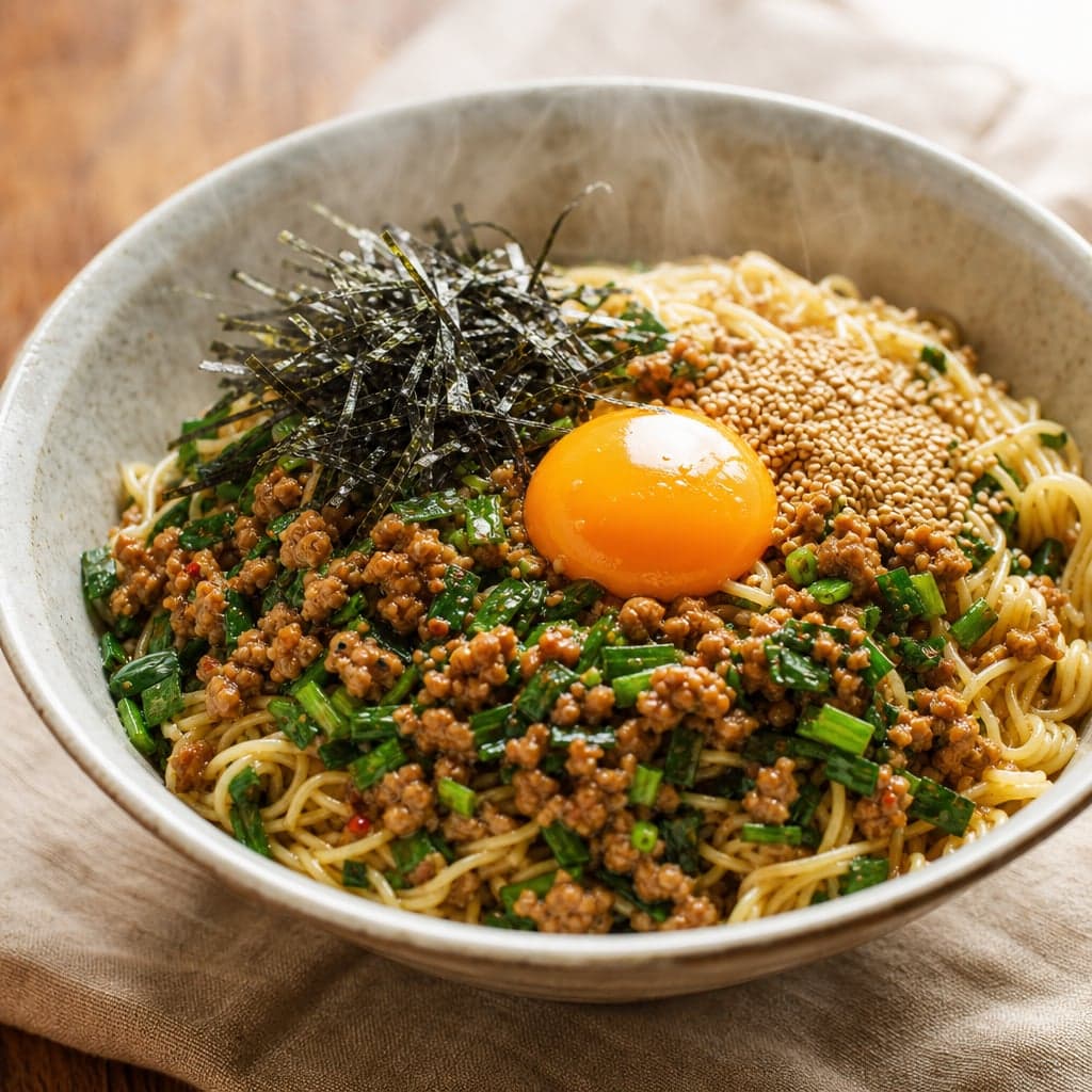 棒ラーメンで台湾まぜそば風