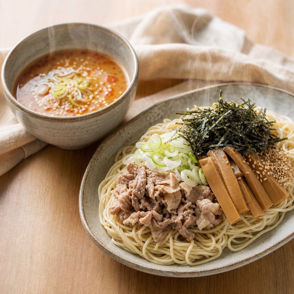 棒ラーメンで濃厚つけ麺風