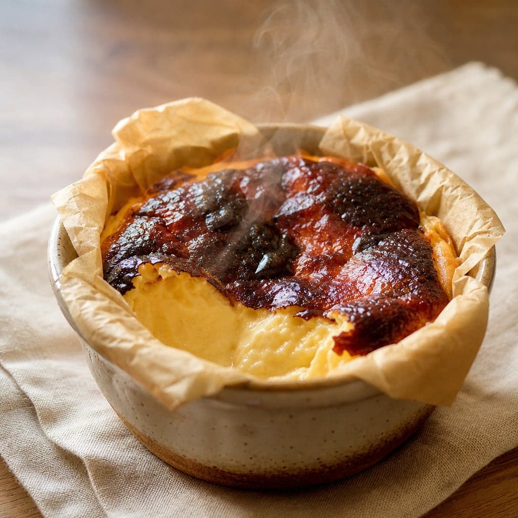 トースターで作るバスクチーズケーキ