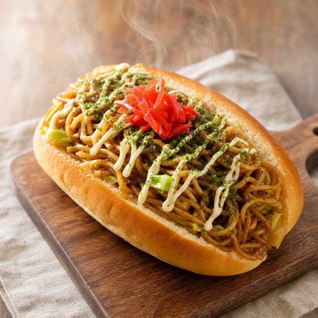 焼きそばソースで作る焼きそばパン